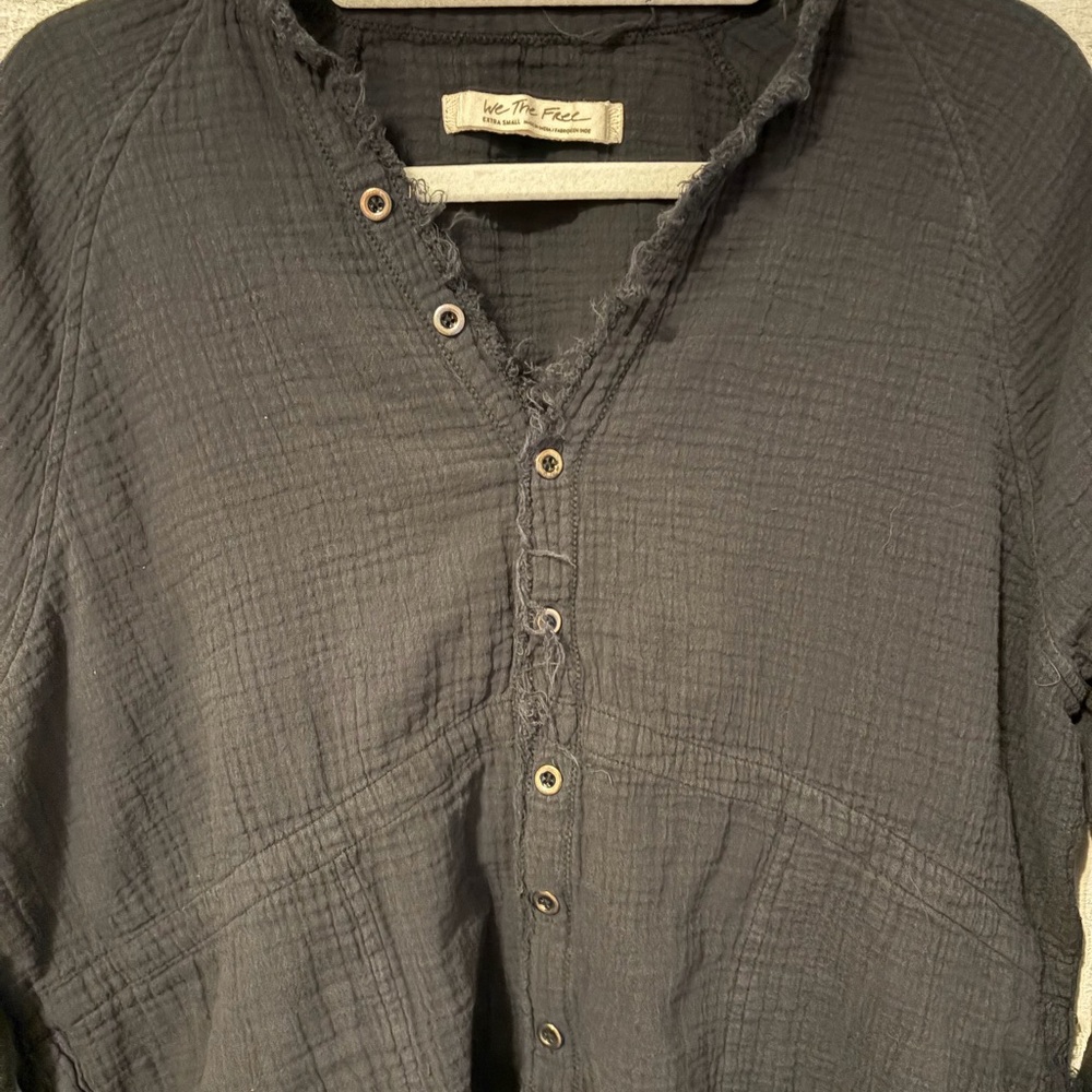 Free People Women's Summer Daydream Button Down - Picture 8 of 11